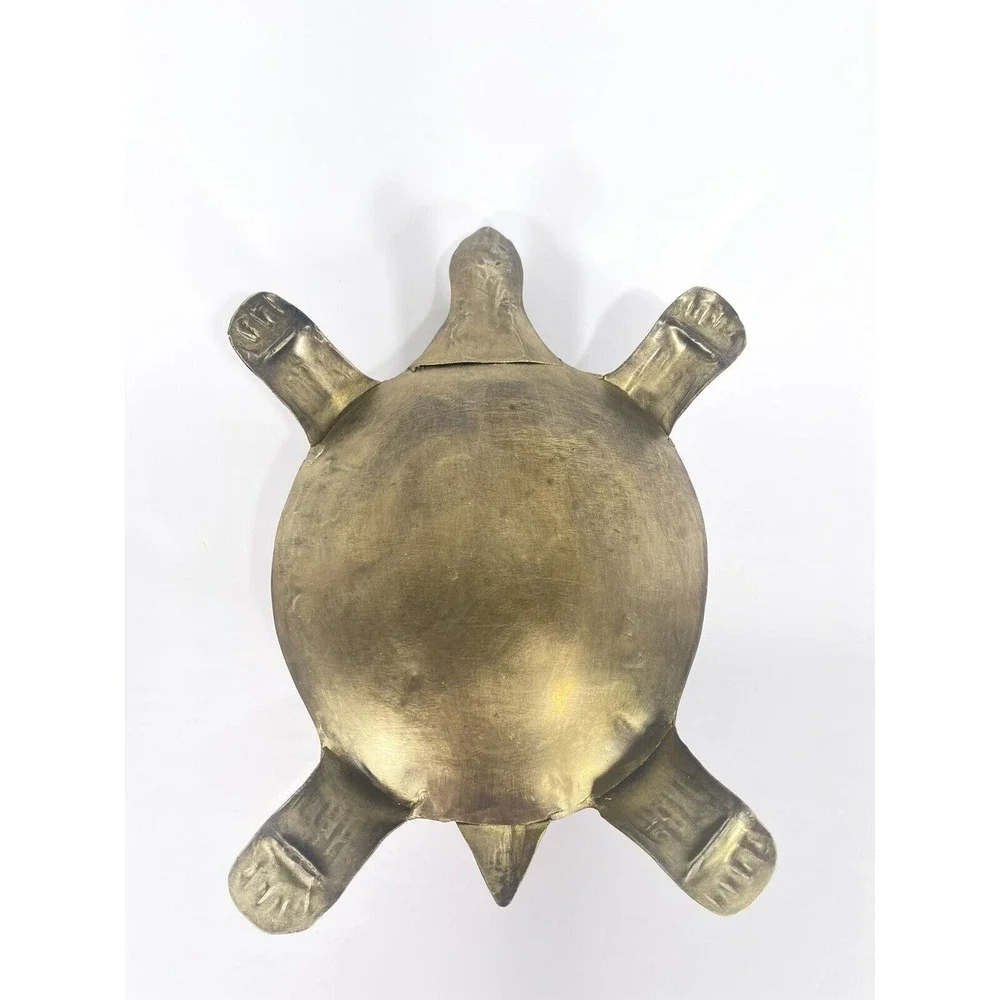 The Bombay Store Golden Brass Turtle Candle Holder Votive Rustic Boho With Tag